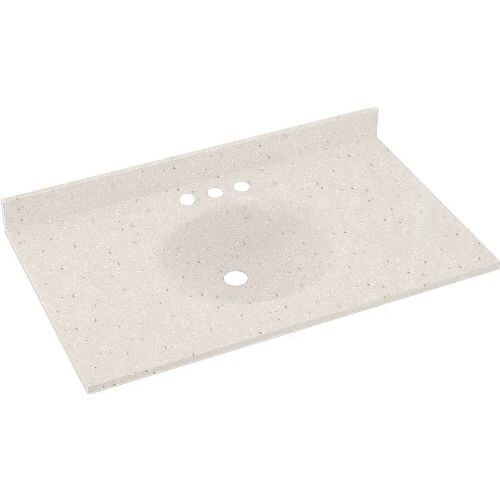 Shop Swanstone Vt1b1925 Ellipse One Piece Vanity Top And